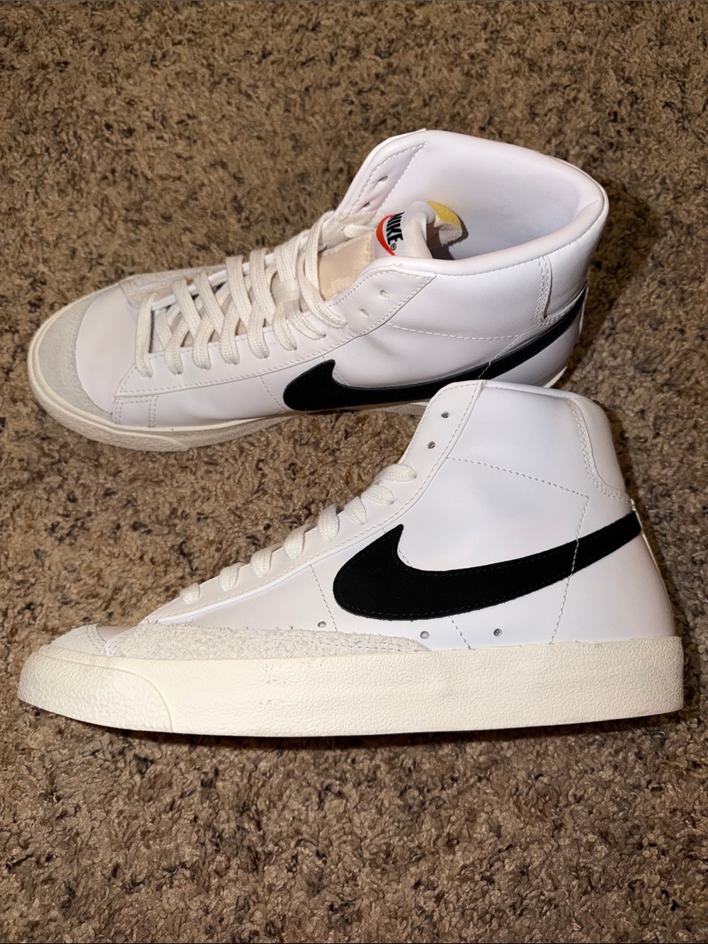 Nike Women’s White High Top Blazers
